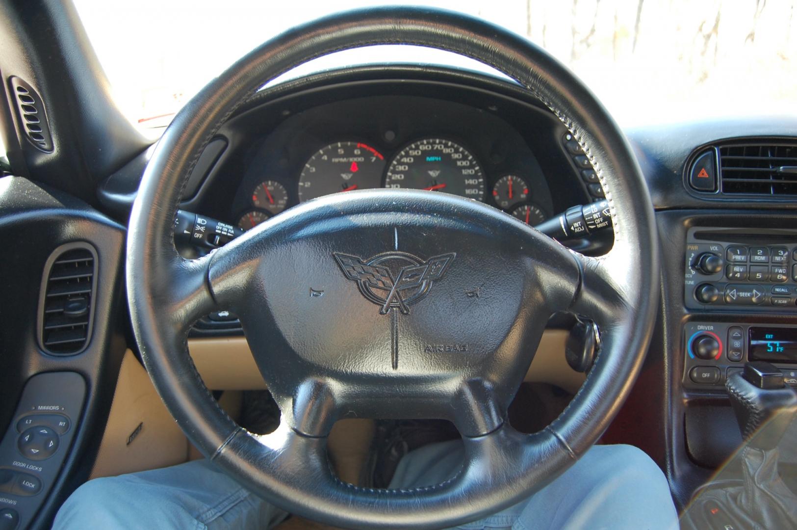 1998 Burgundy /Beige Leather Chevrolet Corvette (1G1YY32G9W5) with an 5.7 liter V8 engine, Automatic transmission, located at 6528 Lower York Road, New Hope, PA, 18938, (215) 862-9555, 40.358707, -74.977882 - Photo#51